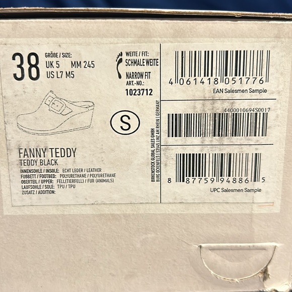 Birkenstock Papillio Fanny Teddy, Teddy black 7n new - Picture 6 of 6